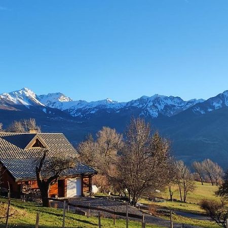 Chalet Mounette Ski Sauna Lac Embrun Puy-Sanieres Luaran gambar