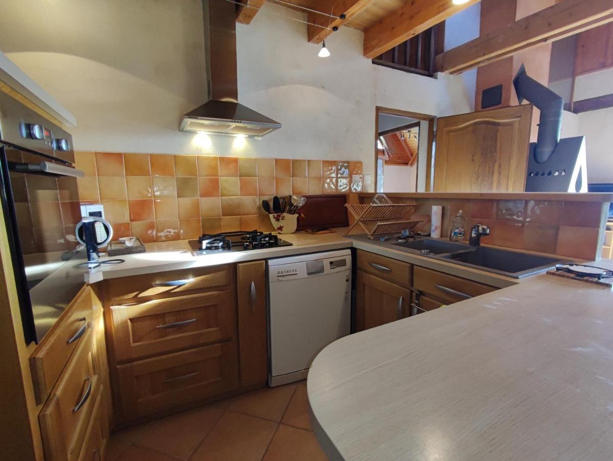Chalet Mounette Ski Sauna Lac Embrun Puy-Sanieres Luaran gambar